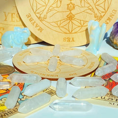 Clear Quartz Healing Crystals Wands Polished Tumbled Stones Bulk