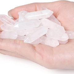Clear Quartz Healing Crystals Wands Polished Tumbled Stones Bulk