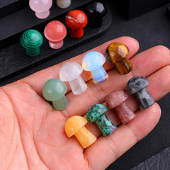 Meditative Mini Mushroom Stone Garden Decoration Gift