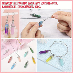 Crystal Pendant Bulk Natural Gemstone Chakra Necklace Meditation