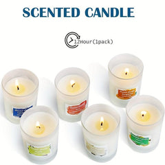 Romantic Scented Candle Frosted Cup Soy Wax