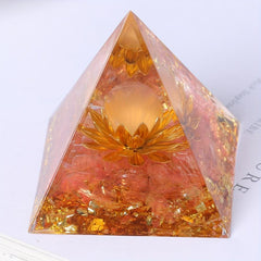 Seeds Of Hope Positive Energy Pyramid Crystal Onyx Meditation Pink Crystal