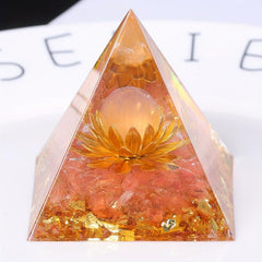 Seeds Of Hope Positive Energy Pyramid Crystal Onyx Meditation Pink Crystal