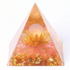 Seeds Of Hope Positive Energy Pyramid Crystal Onyx Meditation Pink Crystal