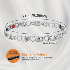 Titanium Steel Magnetic Bracelet For Women - Lymphatic Drainage Jewelry