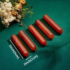 Natural Red Carnelian Healing Crystals Set