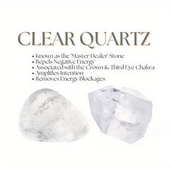 Positive Energy Crystal Bracelet Clear Quartz Angelite Sodalite