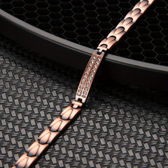 Copper Bracelet Ultra Magnetic Crystal Jewelry Gift Sizing Tool