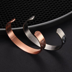 Copper Bracelet Men Women Magnetic Brazaletes Copper Cuff Bangles