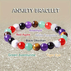 Relaxing Crystal Bracelet Natural Stone Bead Bracelet