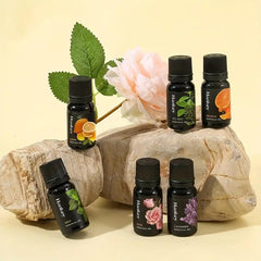 6pcs Aromatherapy Essential Kit Rose Mint 10ml