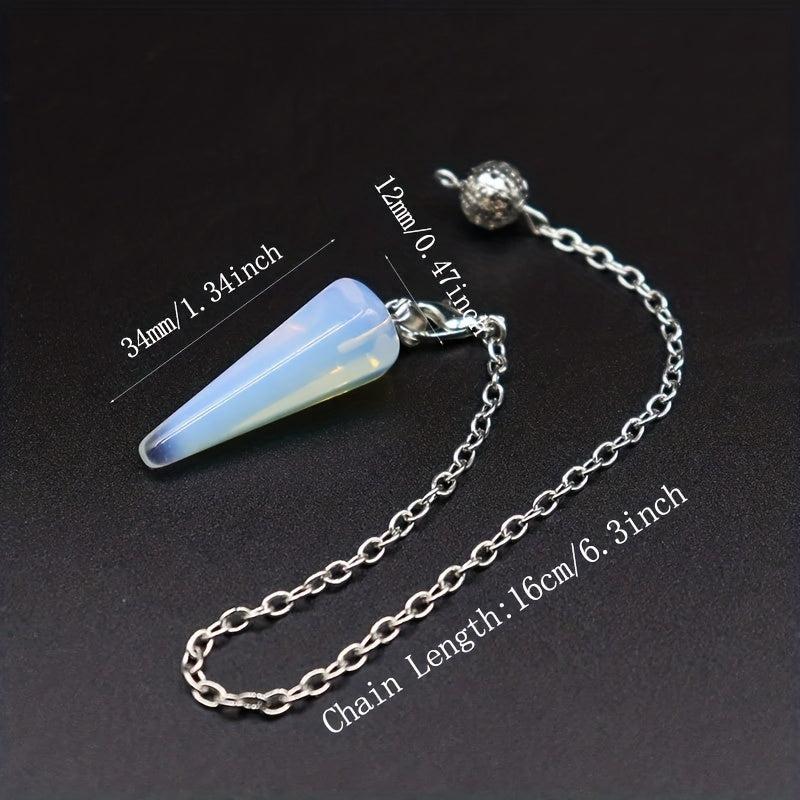 Opal Pendulum for Divination Healing Crystal