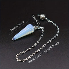 Opal Pendulum for Divination Healing Crystal
