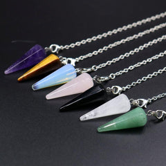 Opal Pendulum for Divination Healing Crystal