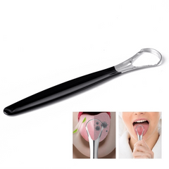 Stainless Steel Tongue Scraper Cleaner for Fresh Oral Hygiene