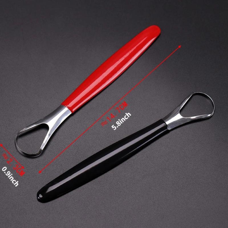 Stainless Steel Tongue Scraper Cleaner for Fresh Oral Hygiene
