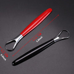 Stainless Steel Tongue Scraper Cleaner for Fresh Oral Hygiene