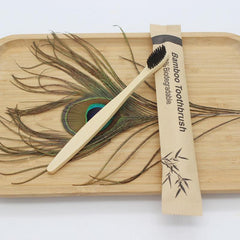 20pcs Bamboo Biodegradable Toothbrush Soft Bristles Deep Cleaning Oral Care