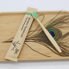 20pcs Bamboo Biodegradable Toothbrush Soft Bristles Deep Cleaning Oral Care