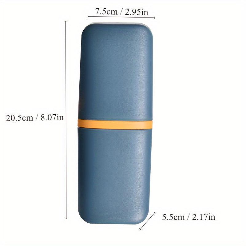 Travel Toothbrush Storage Container Box Gargle Cup Toothpaste Holder