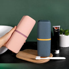 Travel Toothbrush Storage Container Box Gargle Cup Toothpaste Holder