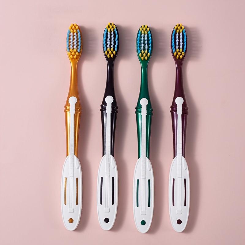 Adult Hard Bristles Toothbrush Smoke Coffee Teeth Whitening Tool