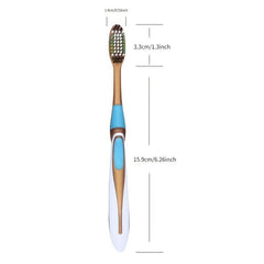 6pcs Medium Hair Toothbrush Family Pack Home Use
