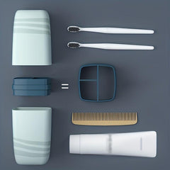 Portable Toothbrush Storage Container Gargle Cup