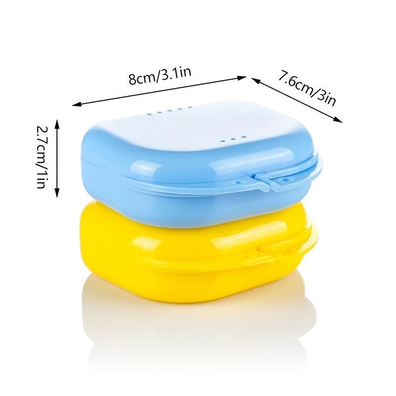 Plastic Tooth Storage Box for Dentures & Braces