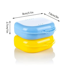 Plastic Tooth Storage Box for Dentures & Braces