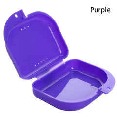 Plastic Tooth Storage Box for Dentures & Braces