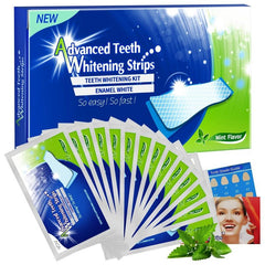 Teeth Whitening Strips Kit for Sensitive Teeth Mint Flavor