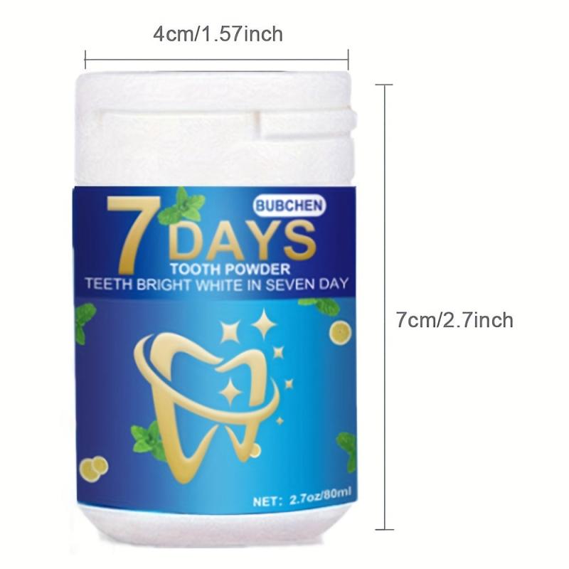 80ML Natural Teeth Whitening Powder + Pearl Tooth Brushing Powder