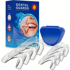8 Pack Mouth Guard for Grinding Teeth - 2 Sizes - Light & Heavy Grinding