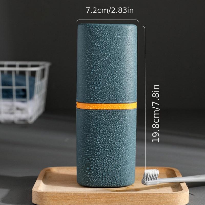 Portable Toothbrush Holder Case Travel Toothbrush Storage Box Mouthwash Case