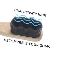 4pcs Bamboo Toothbrush Soft Toothbrush Manual Toothbrush