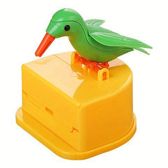 Toothpick Dispenser Bird Push Automatic Holder Box Kitchen Decoration