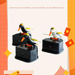 Toothpick Dispenser Bird Push Automatic Holder Box Kitchen Decoration