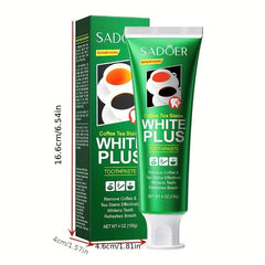 Coffee Brightening Toothpaste Removes Stains for Whiter Teeth