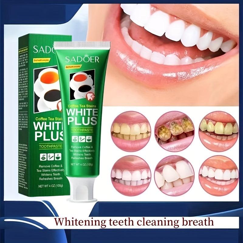 Coffee Brightening Toothpaste Removes Stains for Whiter Teeth