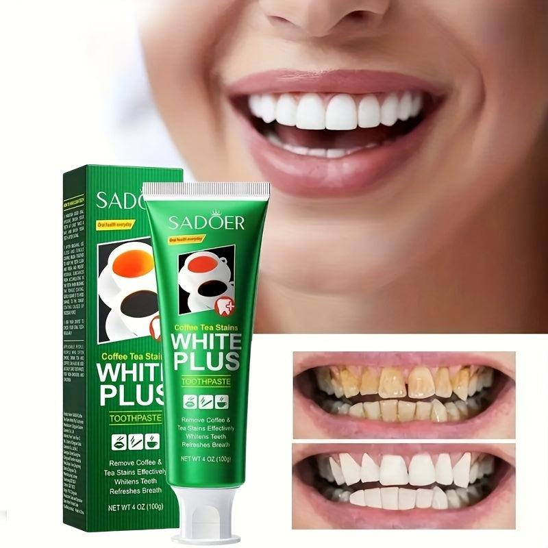 Coffee Brightening Toothpaste Removes Stains for Whiter Teeth
