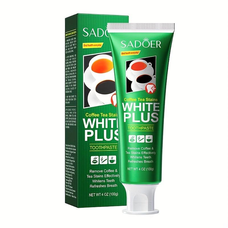 Coffee Brightening Toothpaste Removes Stains for Whiter Teeth