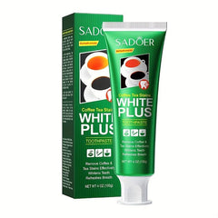Coffee Brightening Toothpaste Removes Stains for Whiter Teeth
