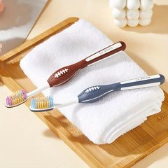 3 Pack Hard Bristle Toothbrushes for Sensitive Teeth & Gums