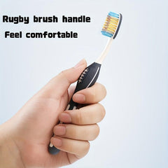 3 Pack Hard Bristle Toothbrushes for Sensitive Teeth & Gums