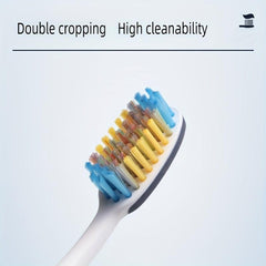 3 Pack Hard Bristle Toothbrushes for Sensitive Teeth & Gums