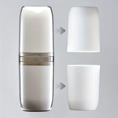 Travel Mouthwash Cup Toothbrush Cup Large Capacity Portable Storage Cup