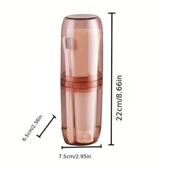 Travel Mouthwash Cup Toothbrush Cup Large Capacity Portable Storage Cup