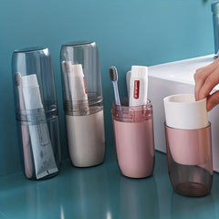 Travel Mouthwash Cup Toothbrush Cup Large Capacity Portable Storage Cup