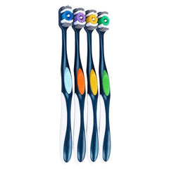 6pcs Adult Hard Bristle Toothbrush Set for Travel